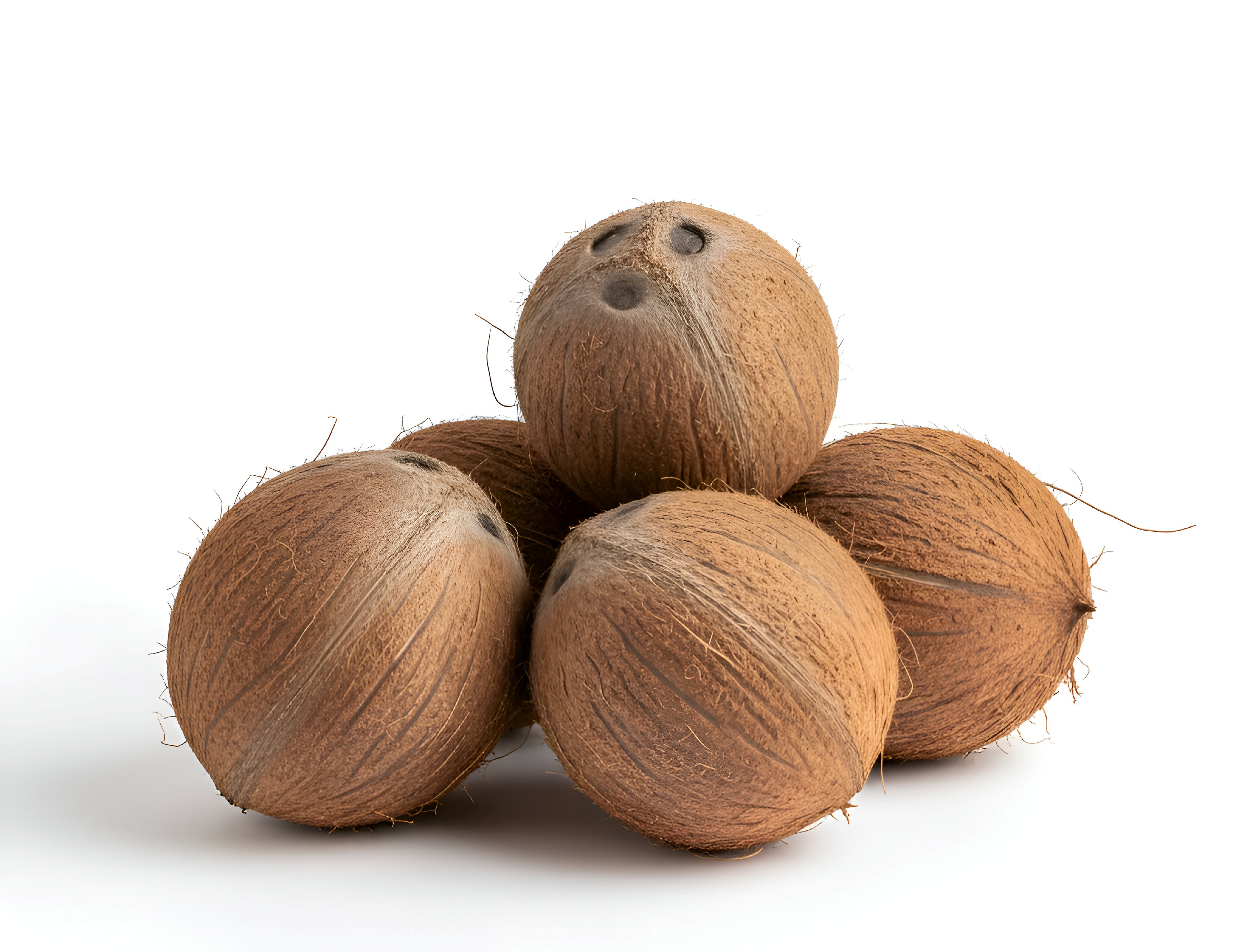 Semi-Husked Coconuts